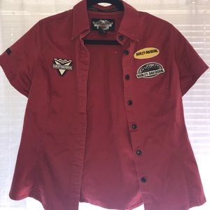 Harley Davidson button up